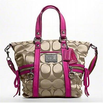 discount COACH bags - 13843 rose pink/apricot